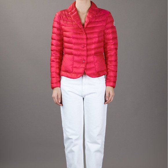 Hot Pink Moncler Lisette Down Coat Size 0 - Picture 2 of 11